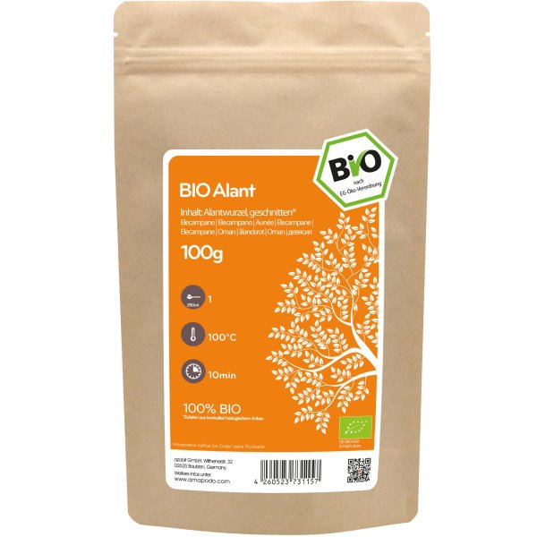 amapodo Bio Alant 100g Verpackung